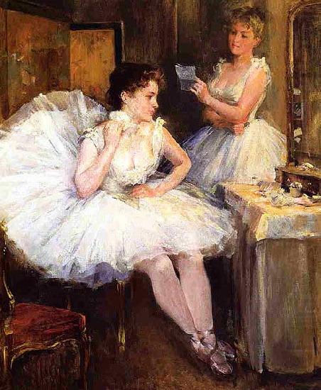 The Ballet Dancers aka The Dressing Room, Willard Leroy Metcalf